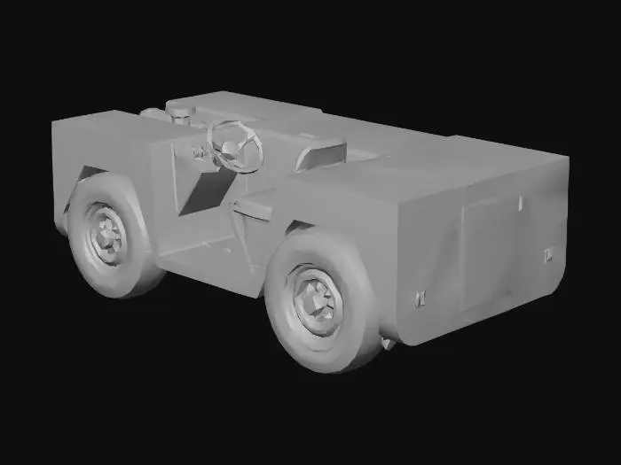 3D model for Aircraft Tug