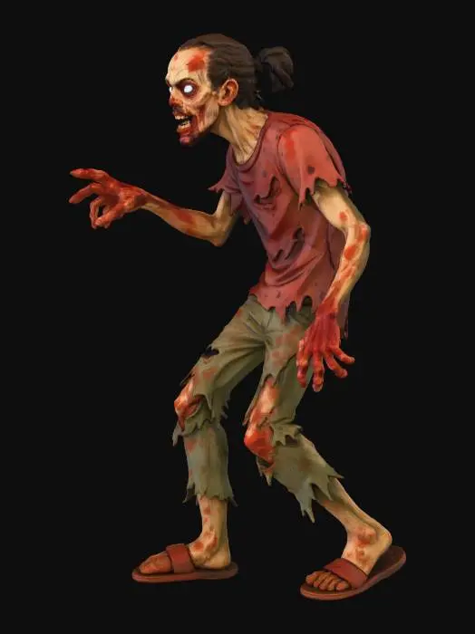 3D model for Zombie TH