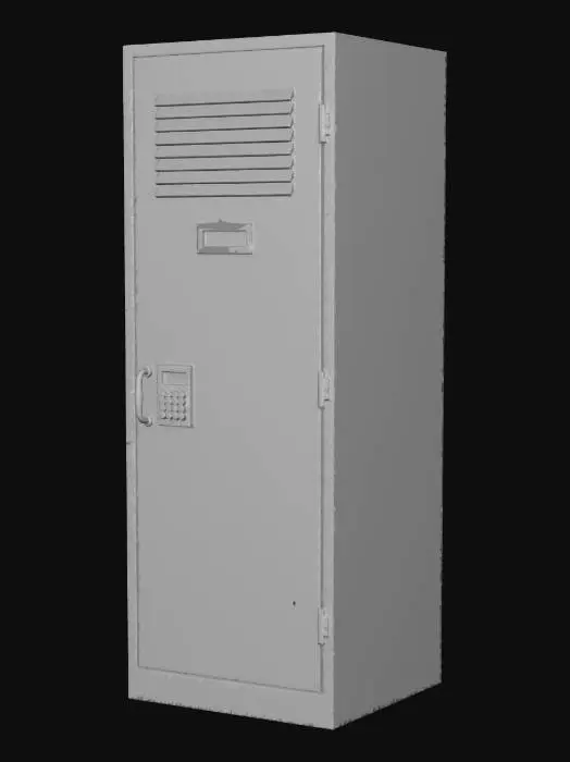 3D model for Rusty Locker