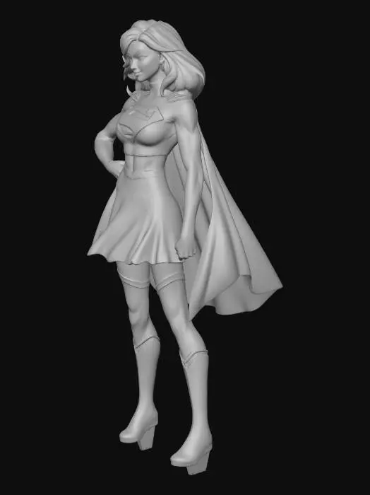 3D model for Radiant Supergirl