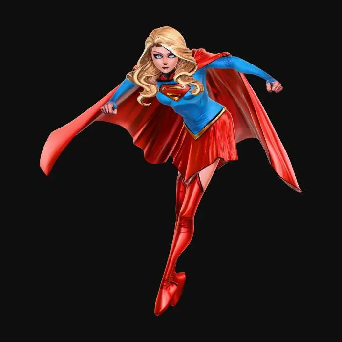 3D model for Supergirl - Rebirth