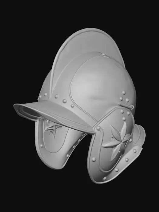 3D model for Conquistador Ornatre Helmet