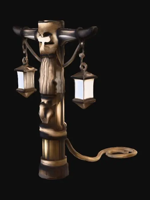3D model for Totem Lantern Post