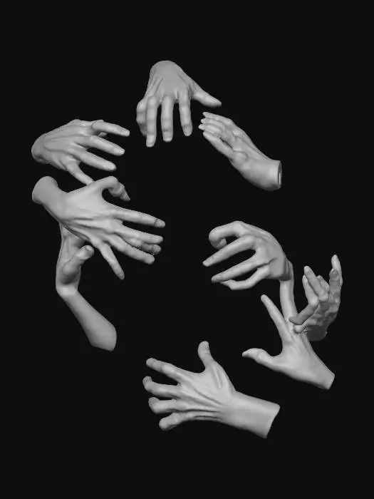 3D model for Unity of Hands