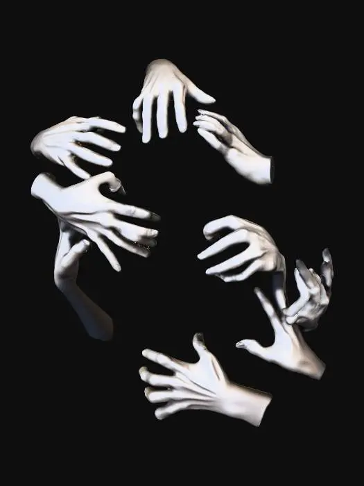 3D model for Unity of Hands