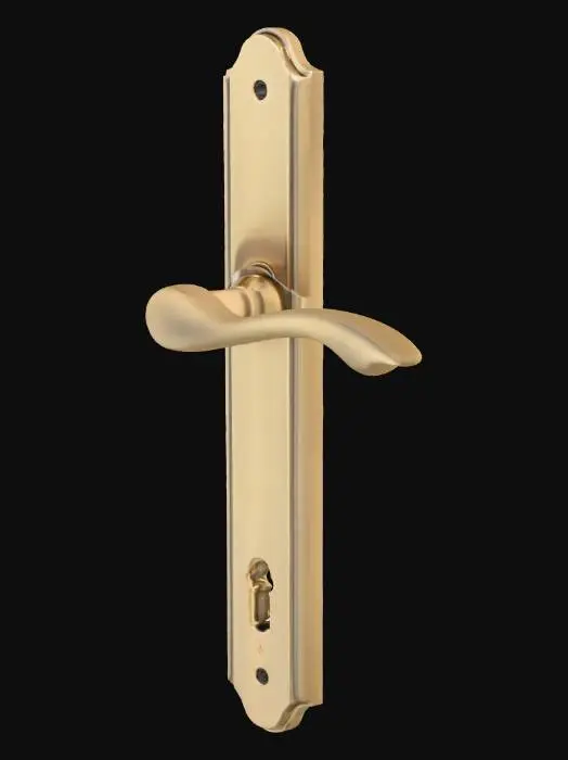 3D model for Antique Brass Door Handle