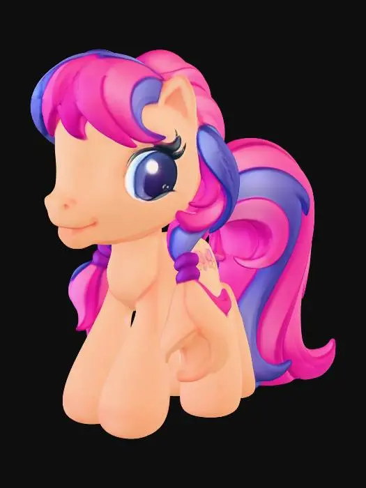 3D model for Peachy Bloom Pony