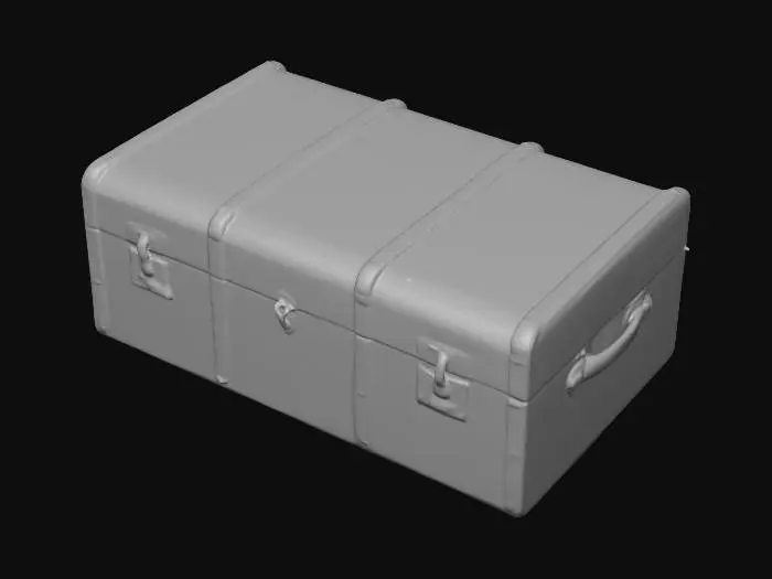 3D model for Vintage Travel Trunk