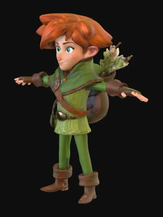 3D model for Robin Hood
