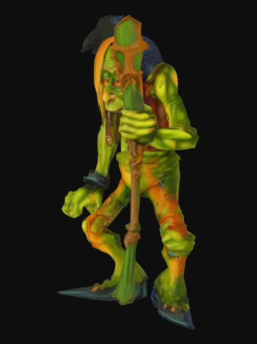 3D model for Raven Sorcerer