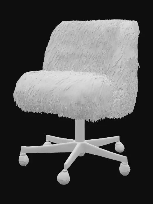 3D model for Furry Pink Office Chair