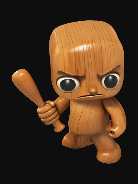 3D model for tung tung chibi