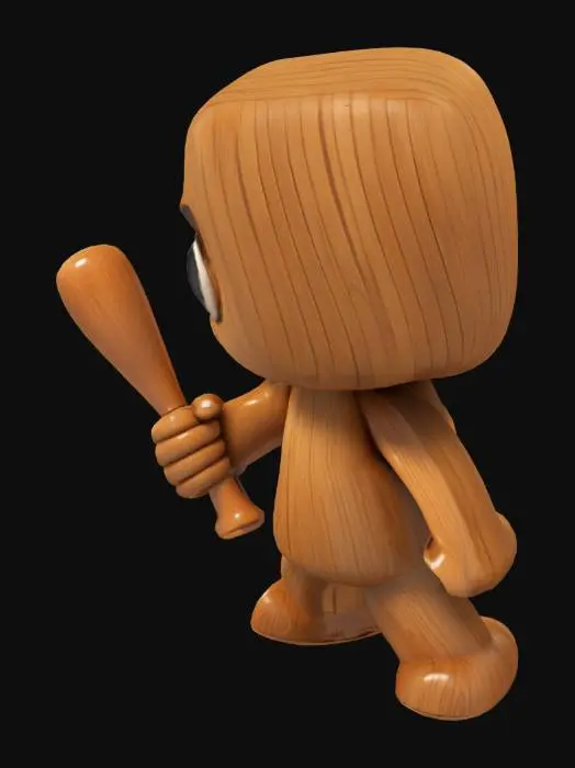 3D model for tung tung chibi