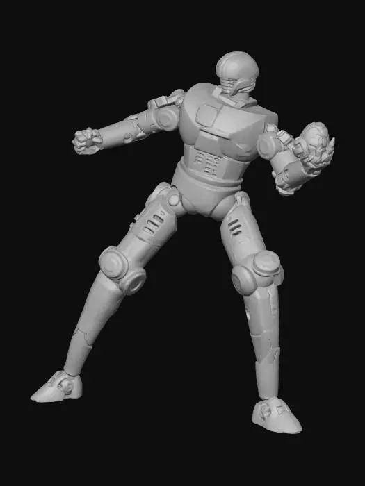 3D model for Robot Action Pose