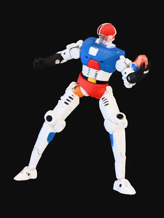 3D model for Robot Action Pose