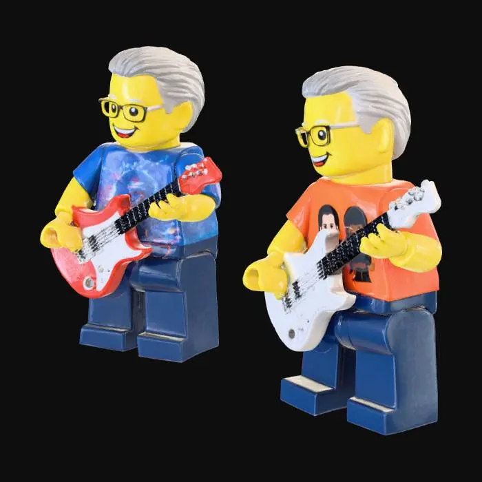3D model for LEGO Musicians Duo