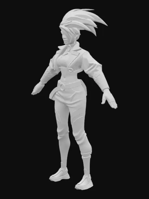 3D model for akali