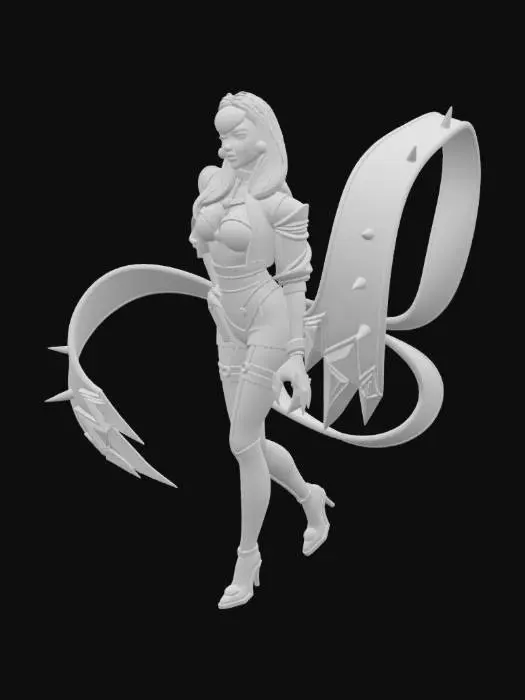 3D model for evelynn