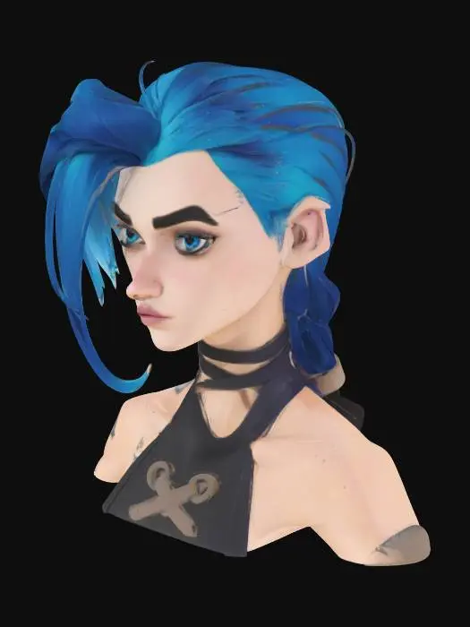 3D model for jinx