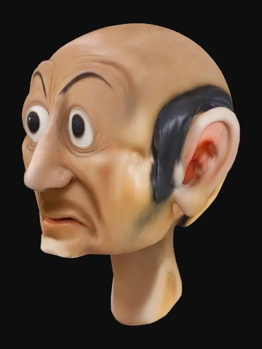 3D model for Grumpy Statue Head