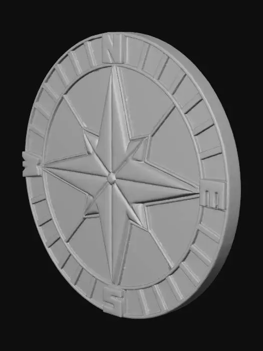 3D model for Compass Rose Mosaic