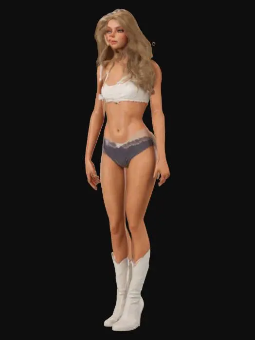 3D model for Fashion Runway Model