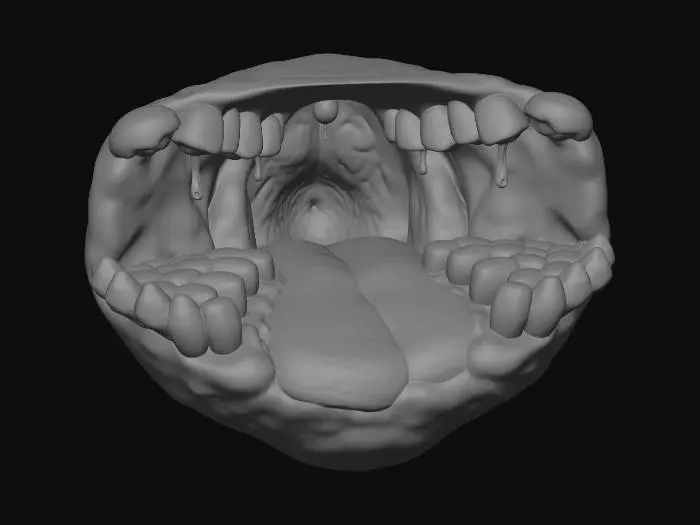 3D model for Oropharyngeal View