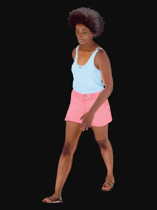 3D model for Portrait in Pastels