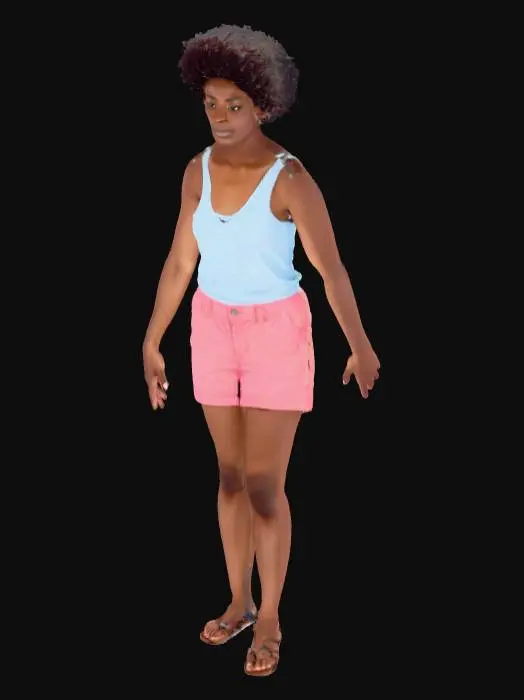 3D model for Portrait in Pastels