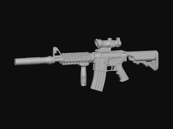 3D model for Rifle Silhouette