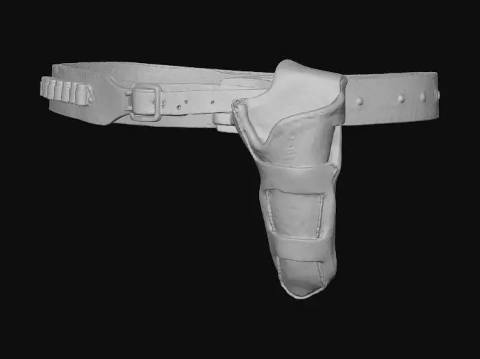 3D model for Western Leather Holster