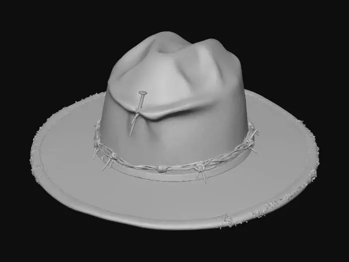 3D model for Barbed Cowboy Hat