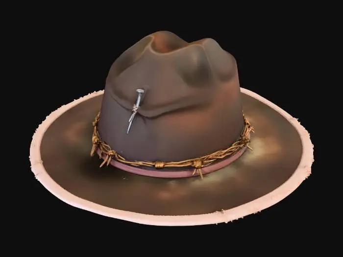 3D model for Barbed Cowboy Hat