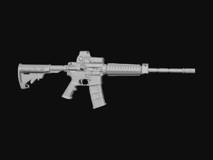 3D model for Rifle Display