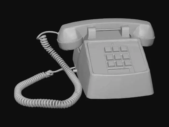 3D model for Retro Beige Phone
