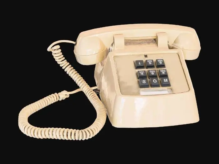 3D model for Retro Beige Phone