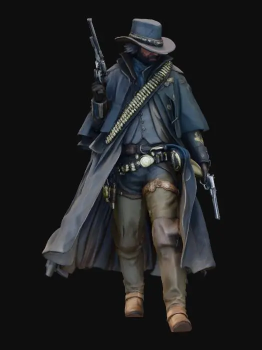 3D model for Gunslinger in Dust