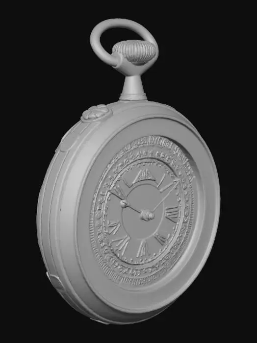 3D model for Antique Pocket Barometer