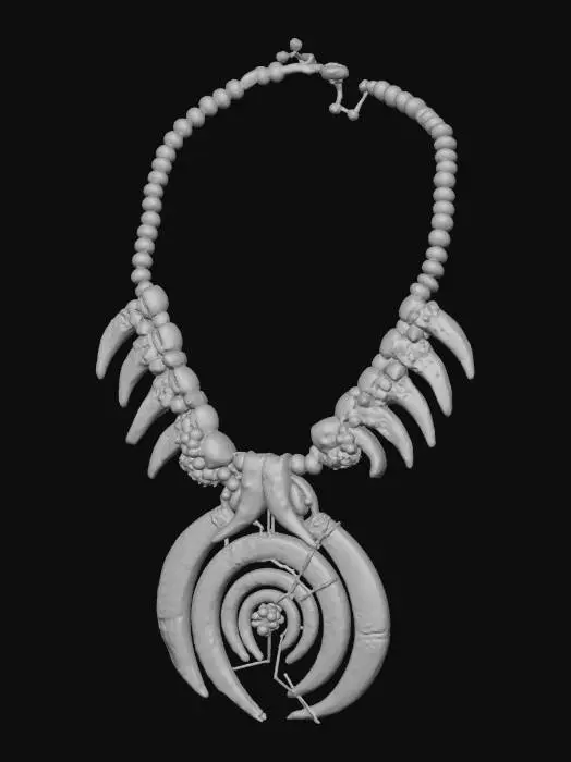 3D model for Bear Claw Adornment