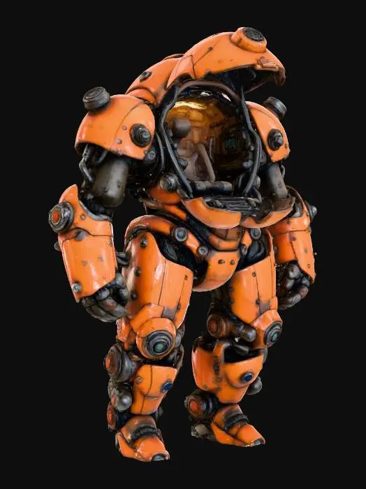 3D model for Rusty Titanium Sentinel