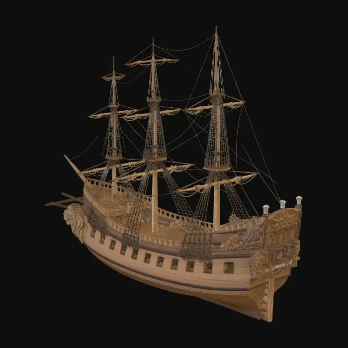 3D model for Ornate Galleon