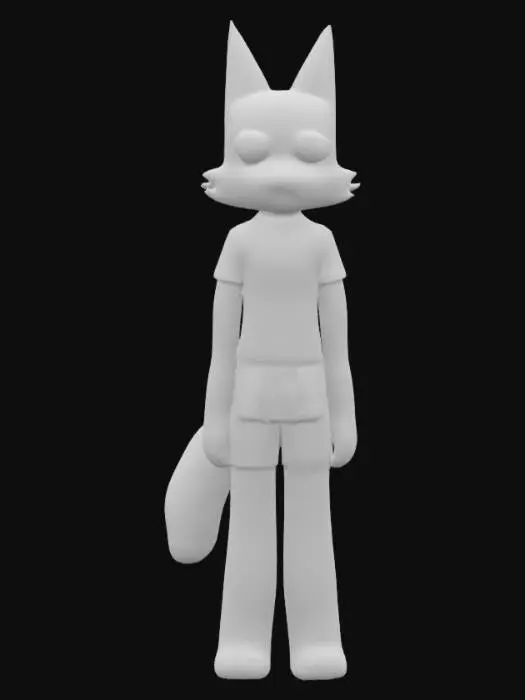 3D model for Relaxed Feline