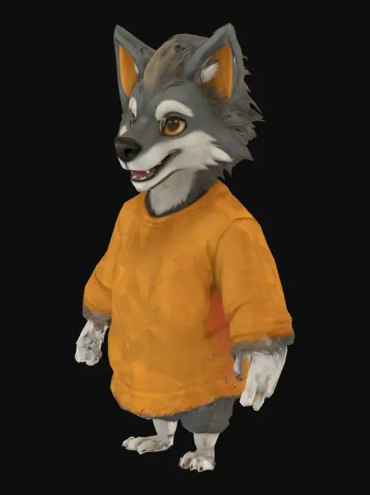 3D model for Beachside Wolf