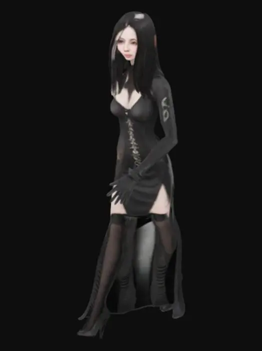 3D model for Enigmatic Elegance