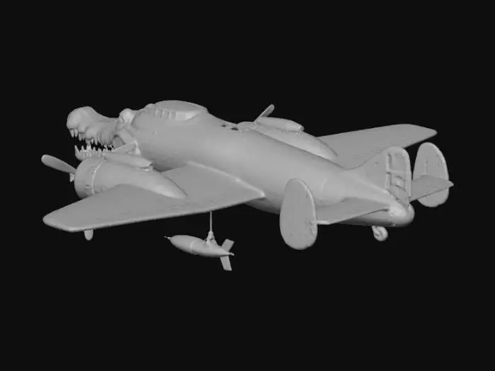 3D model for Gator Bomber