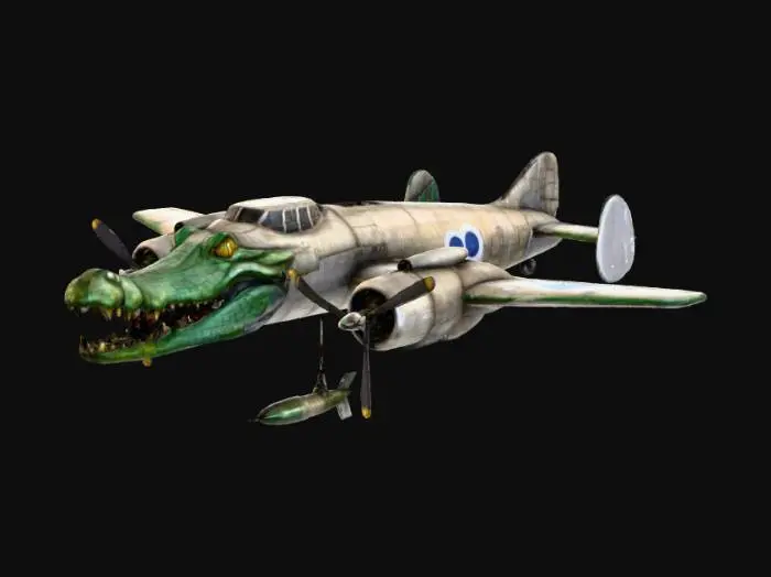 3D model for Gator Bomber