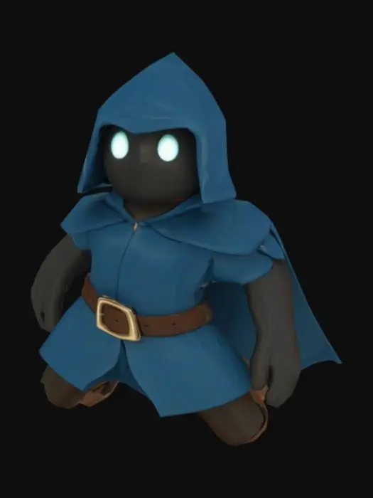 3D model for stickman sword soildier