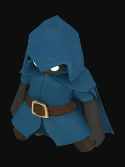 3D model for stickman sword soildier