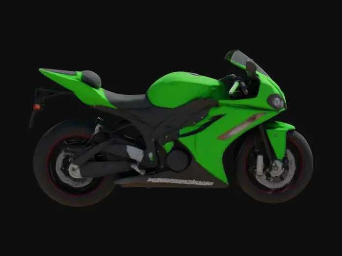 3D model for kawasaki 600 r 
