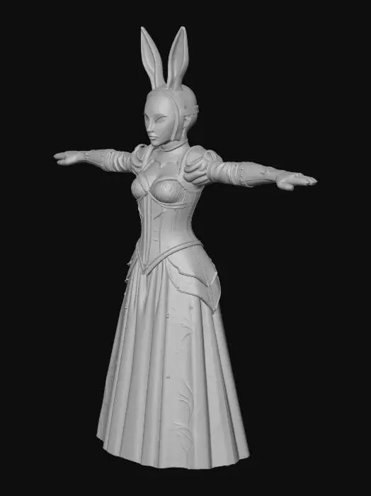 3D model for gothgirl